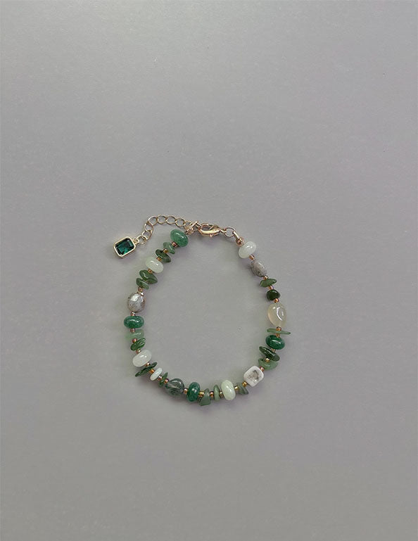Mixed Jade Stone Bracelet
