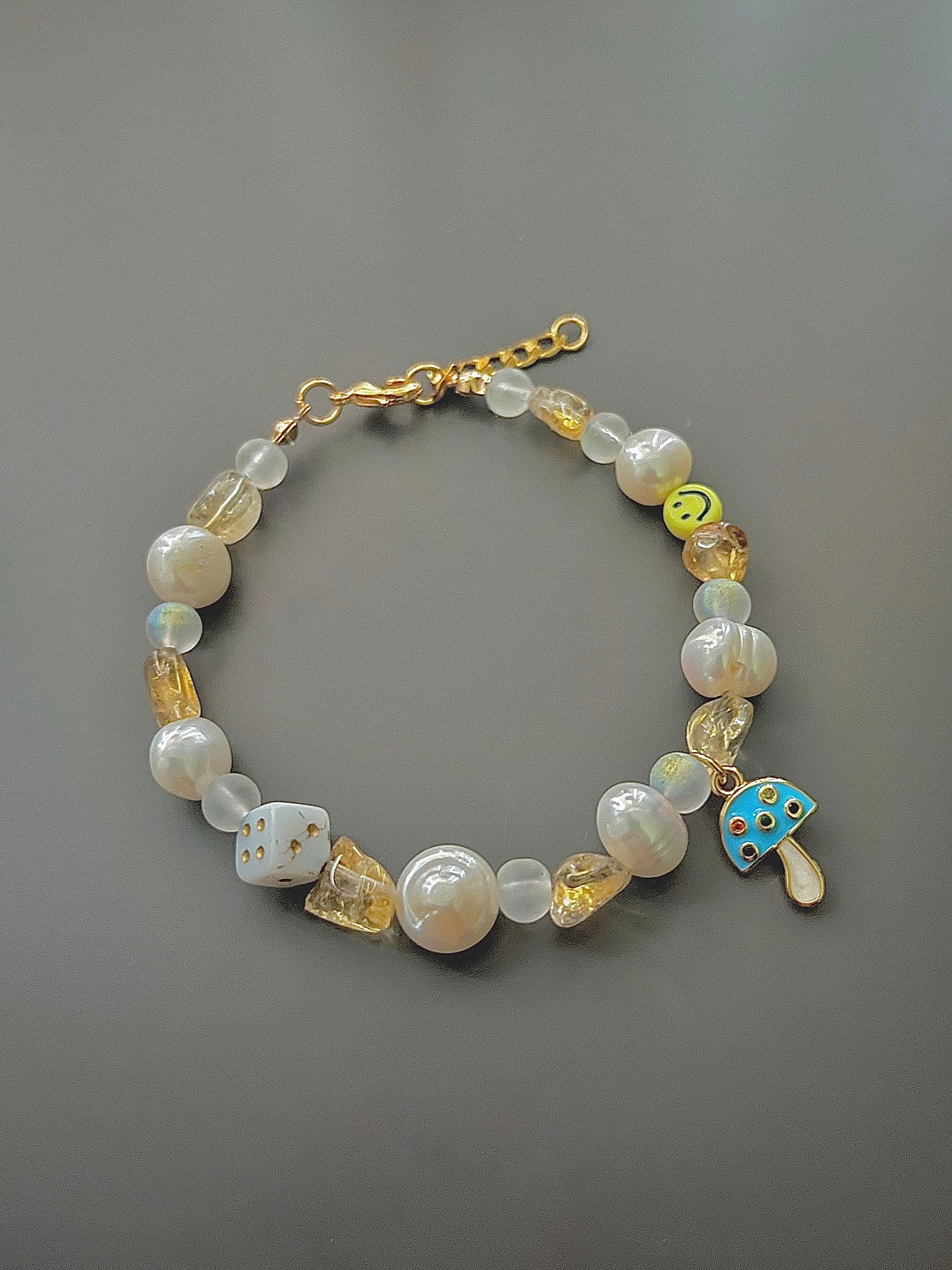 Mushroom/Dice bracelet