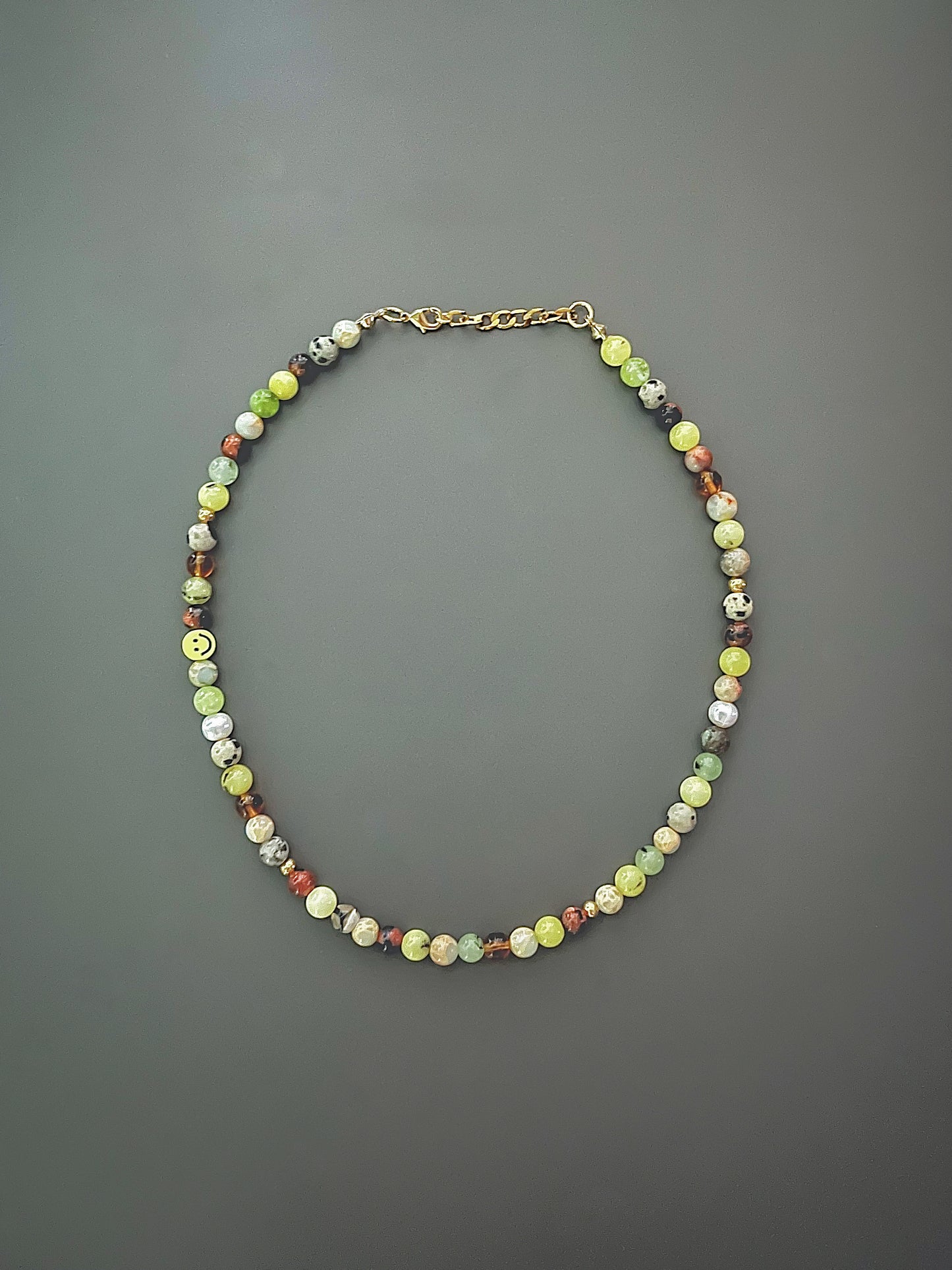 Earth Tone Necklace (Yellow Color Way)